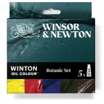 Winsor & Newton Winton Olio Set Tubi 5x37ml Colori Arte Botanica
