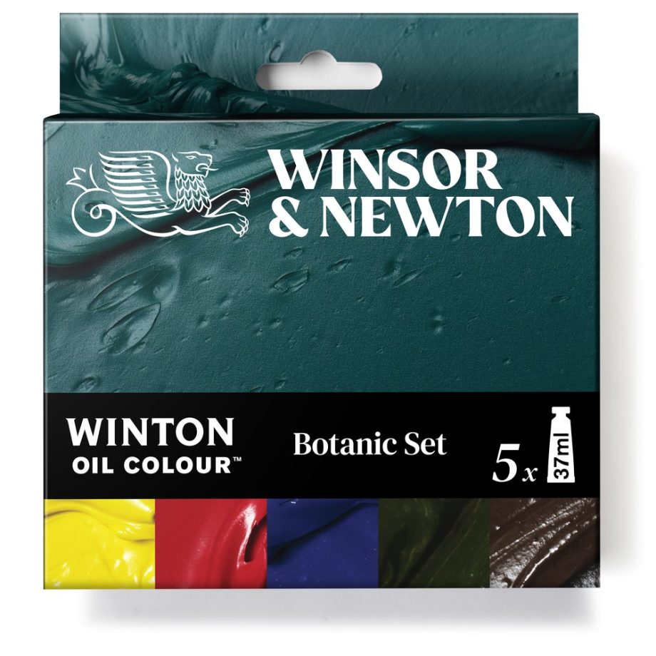 Winsor & Newton Winton Olio Set Tubi 5x37ml Colori Arte Botanica