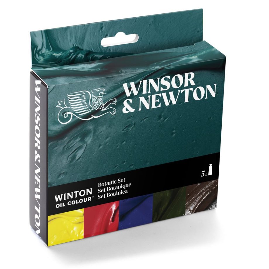 Winsor & Newton Winton Olio Set Tubi 5x37ml Colori Arte Botanica