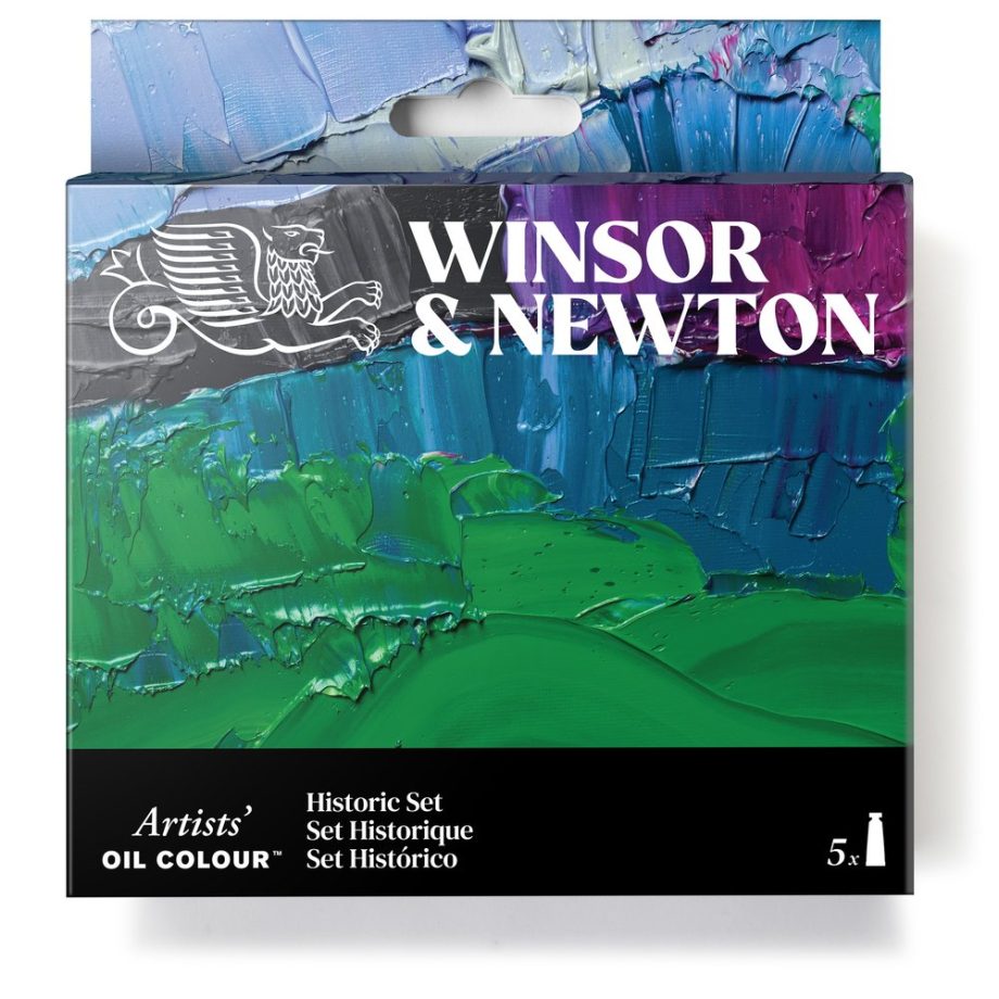 Winsor & Newton Artists Olio Set Tubi 5x37ml Colori Storici