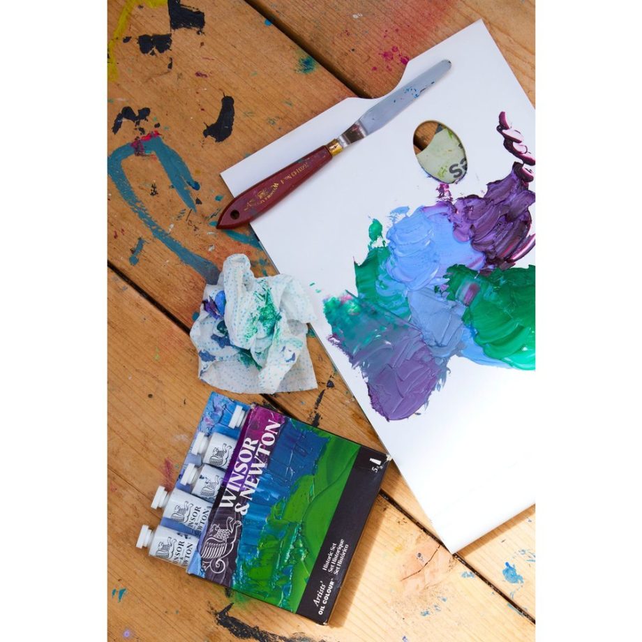 Winsor & Newton Artists Olio Set Tubi 5x37ml Colori Storici