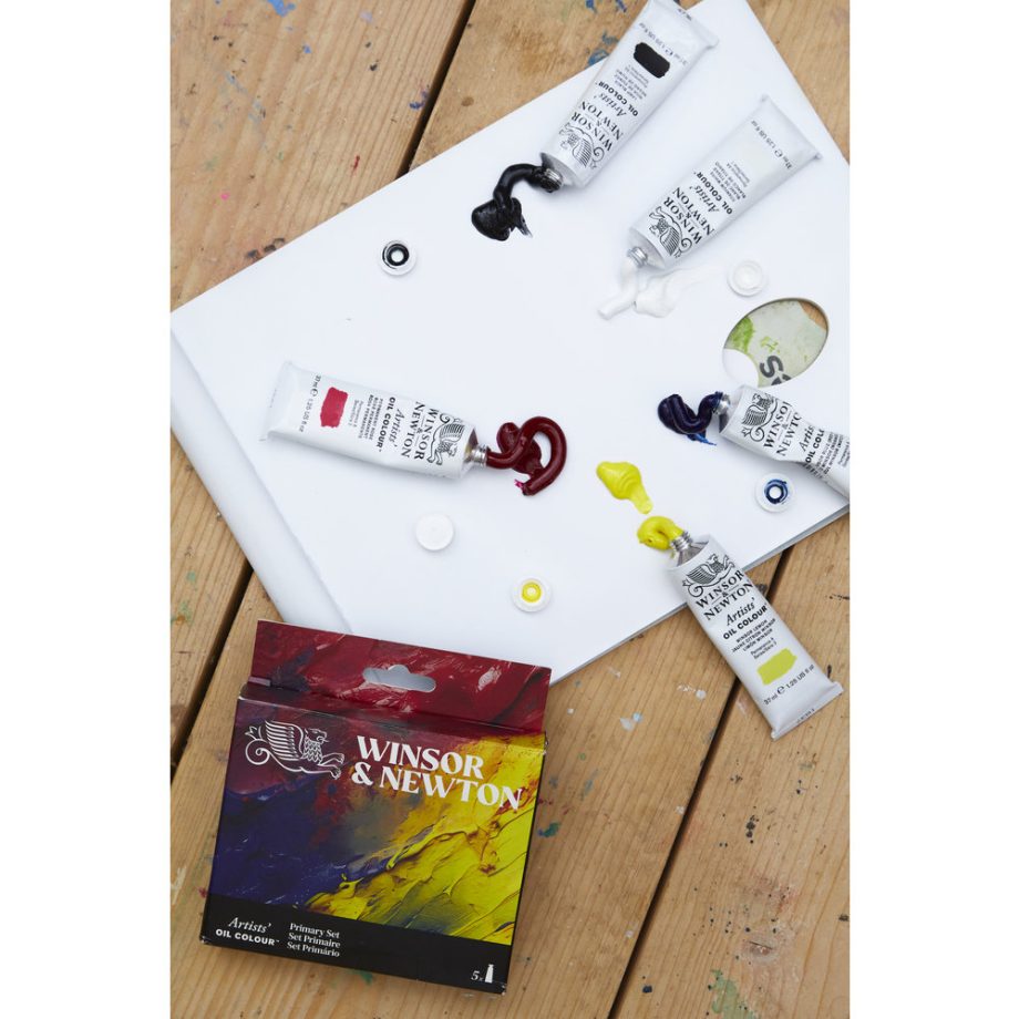 Winsor & Newton Artists Olio Set Tubi 5x37ml Colori Primari