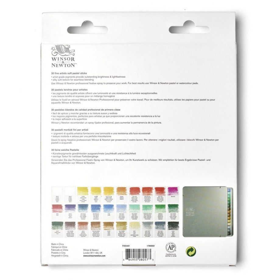 Winsor & Newton Pastelli Teneri - Set 30 Pastelli