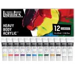 Liquitex Acrilico Heavy Body Set 12x59ml Colori Classici