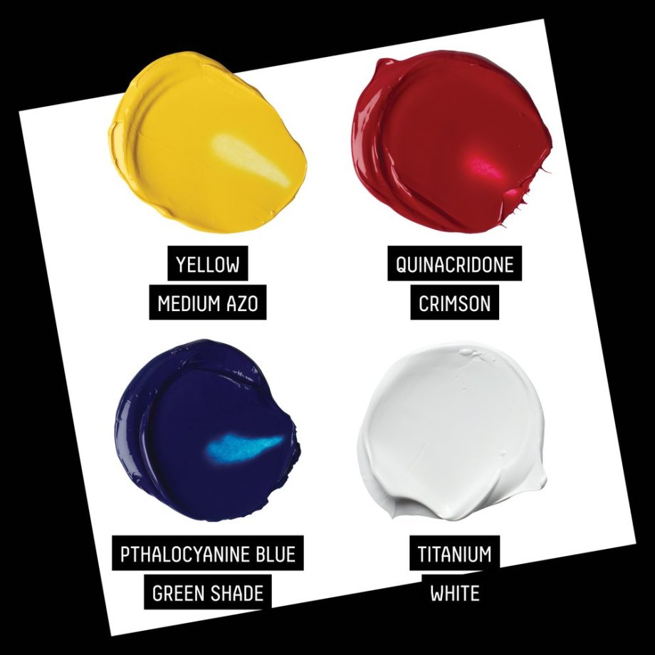 Liquitex Bio-Based Heavy Acrylic 4x75ml Set - Miscelazione