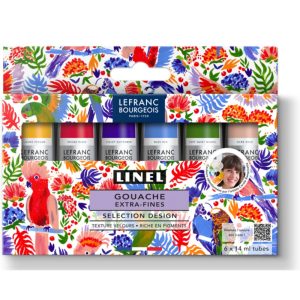 Lefranc Bourgeois Linel Tempera Extra-Fine Set 6x14ml Design