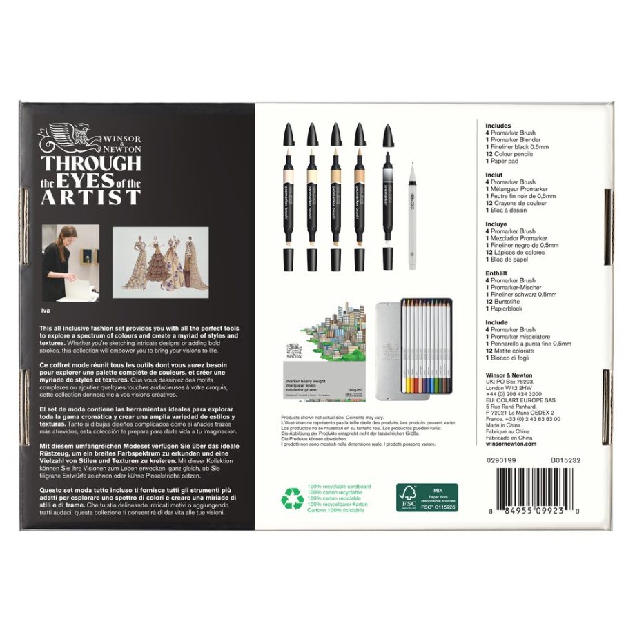 Winsor & Newton Mixed Media Set - Fashion