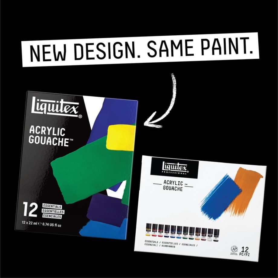 Liquitex Tempera Professionale Set 12x22ml Colori Essenziali