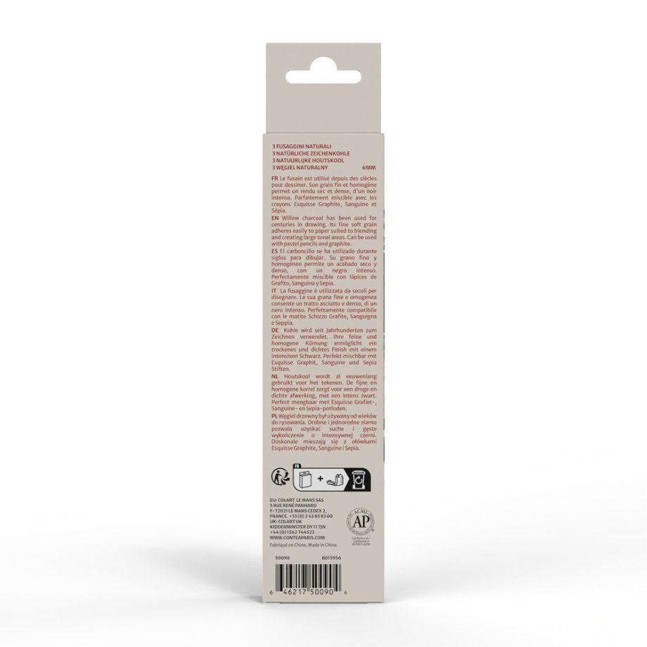 Conté à Paris Fusaggini Tondi Diam. 6 Mm X5