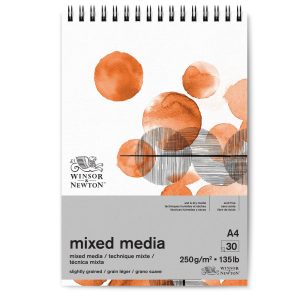 Winsor & Newton Tecniche Miste Blocco A Spirale 250G - A4 - 30F