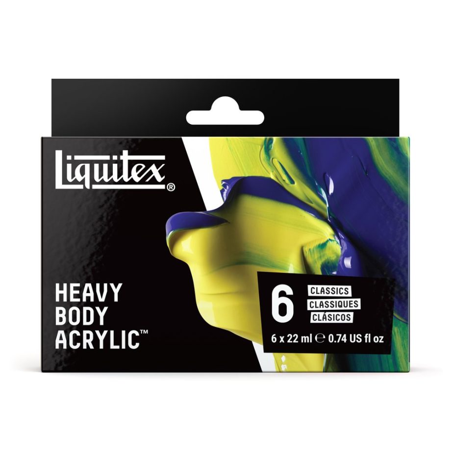 Liquitex Acrilico Heavy Body Set 6x22ml Colori Classici