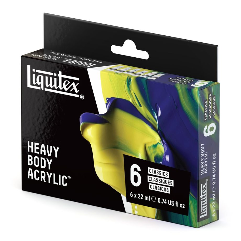 Liquitex Acrilico Heavy Body Set 6x22ml Colori Classici