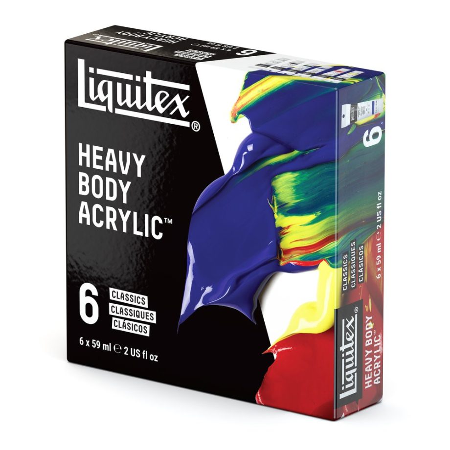 Liquitex Acrilico Heavy Body Set 6x59ml Colori Classici
