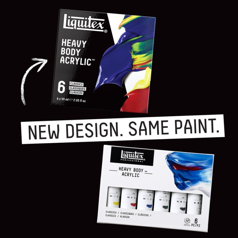 Liquitex Acrilico Heavy Body Set 6x59ml Colori Classici