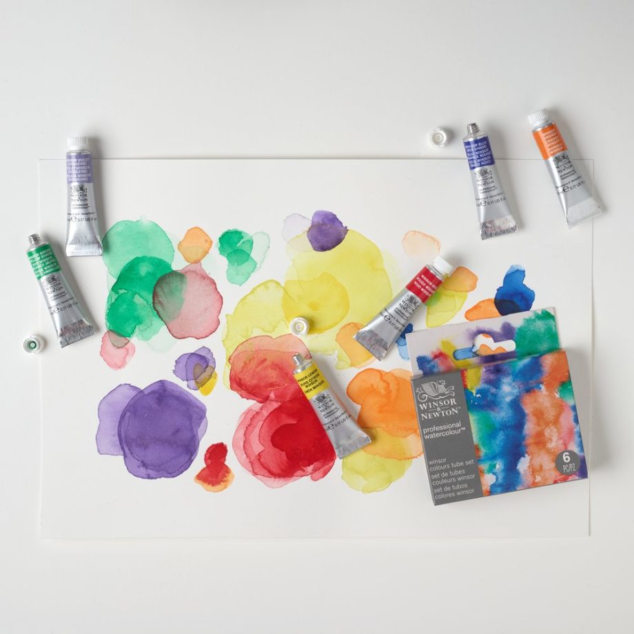 Winsor & Newton Professional Watercolour Set Tubi 6x5ml Colori Winsor