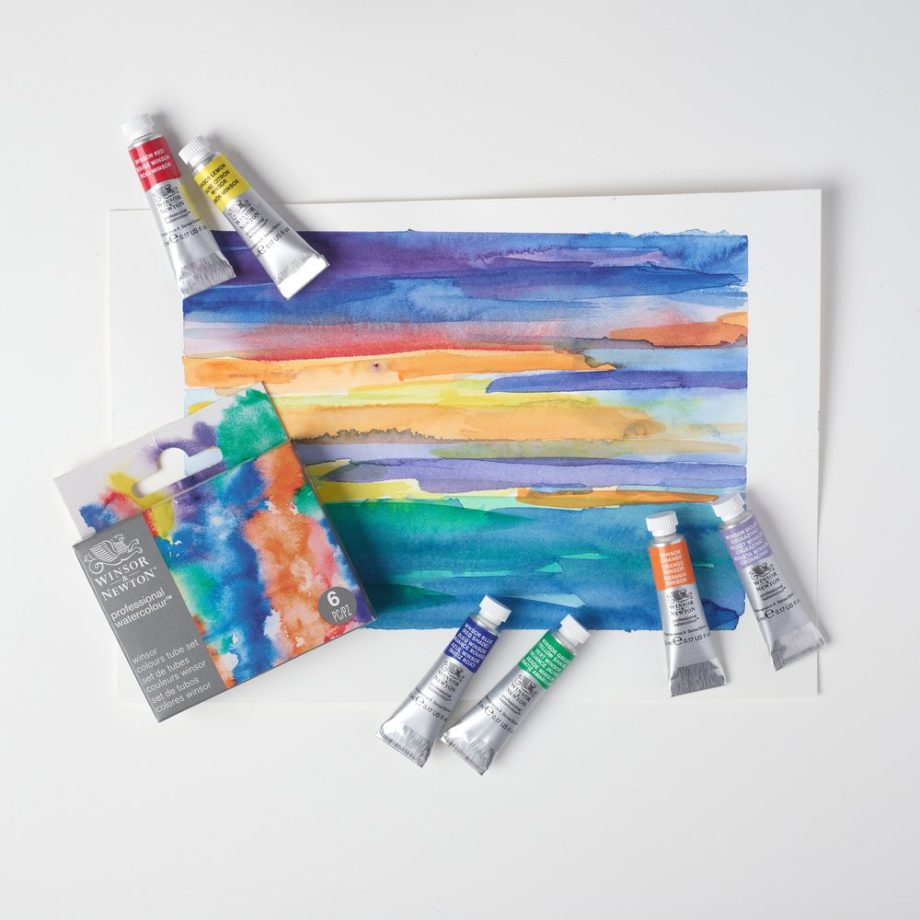 Winsor & Newton Professional Watercolour Set Tubi 6x5ml Colori Winsor