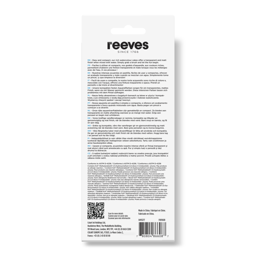 reeves Acquarello Cassetta 24 Godet