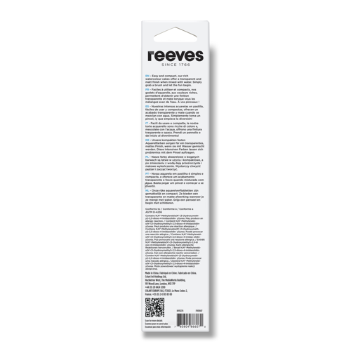 reeves Acquarello Cassetta 12 Godet