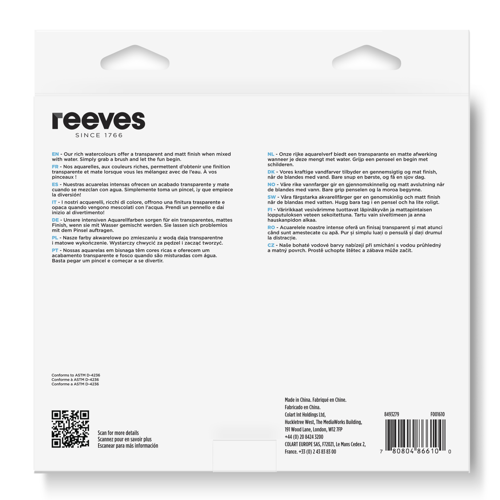 reeves Acquarello Set 18x12ml