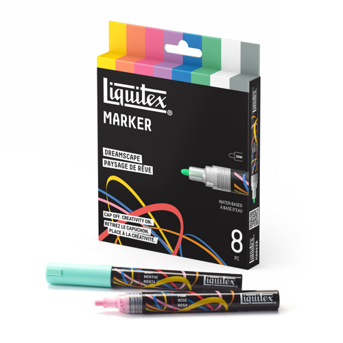 Liquitex Marker 8 x 2mm - Set 2 Paesaggio Da Sogno