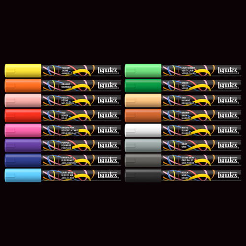 Liquitex Marker 16 x 2mm - Set Espressione