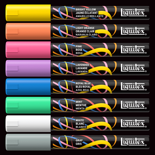 Liquitex Marker 8 x 2mm - Set 2 Paesaggio Da Sogno