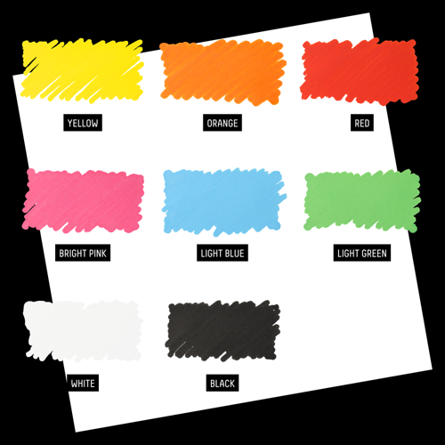 Liquitex Marker 8 x 2mm - Set 1 Colori Essenziali
