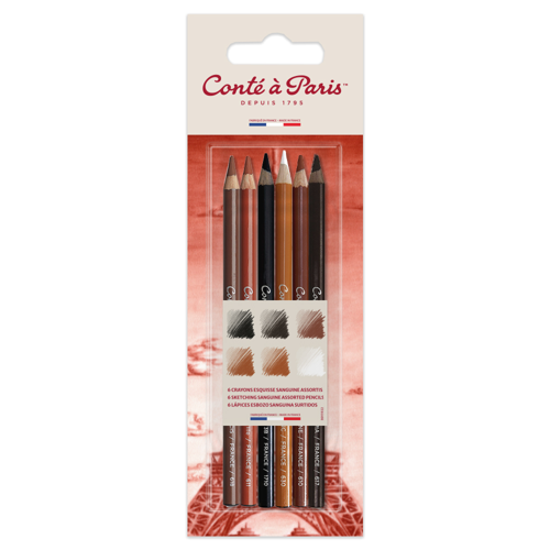 Conté à Paris Matite Sanguigna X6