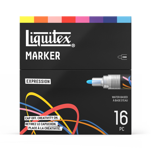 Liquitex Marker 16 x 2mm - Set Espressione