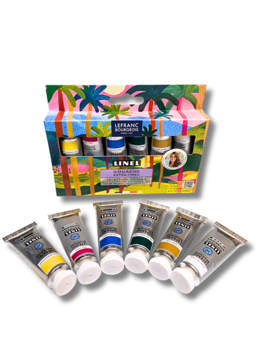 Lefranc Bourgeois Linel Tempera Extra-Fine Set 6x14ml Viaggio