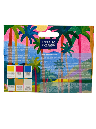 Lefranc Bourgeois Linel Tempera Extra-Fine Set 6x14ml Viaggio