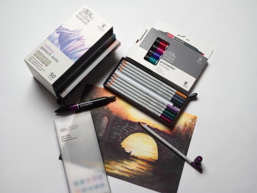 Winsor & Newton Studio Collection - Confezione 50 Matite Colorate