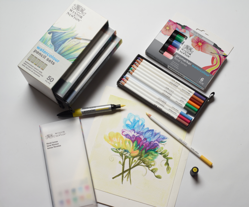 Winsor & Newton Studio Collection - Confezione 50 Matite Acquarellabili