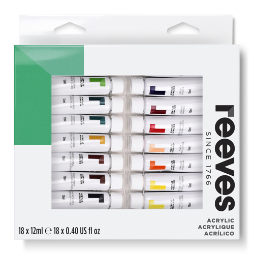 reeves Acrilico Set 18x12ml