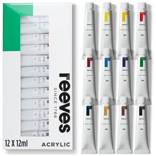 reeves Acrilico Set 12x12ml