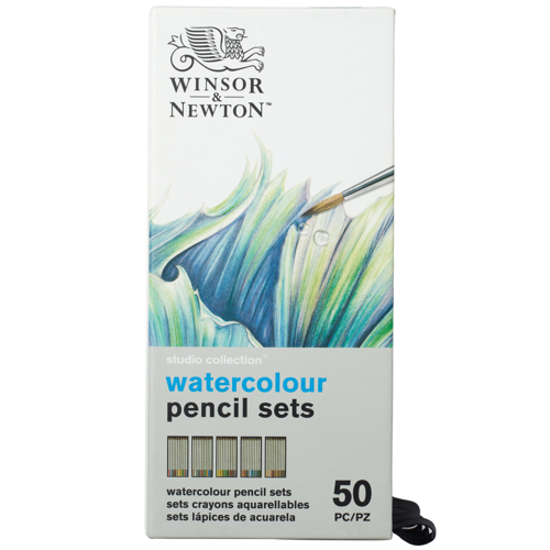 Winsor & Newton Studio Collection - Confezione 50 Matite Acquarellabili