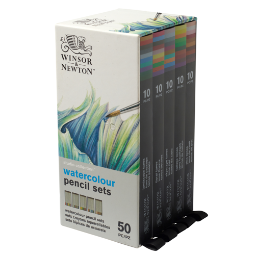 Winsor & Newton Studio Collection - Confezione 50 Matite Acquarellabili