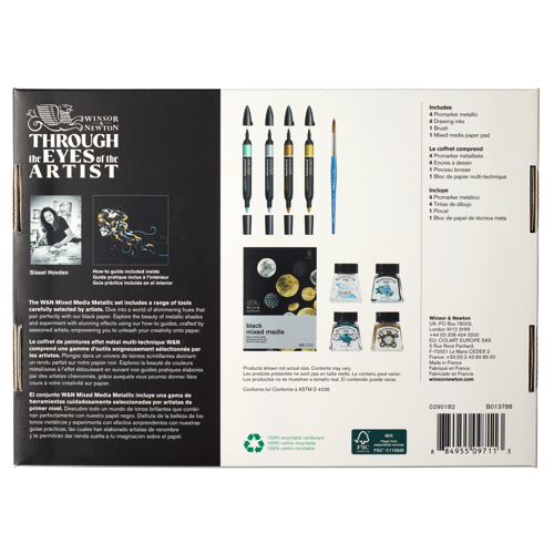 Winsor & Newton Mixed Media Set - Metallici