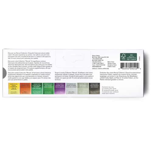 Winsor & Newton Professional Watercolour Revival Colori 8 Half Pan