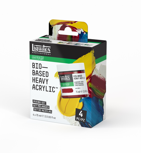 Liquitex Bio-Based Heavy Acrylic 4x75ml Set - Miscelazione