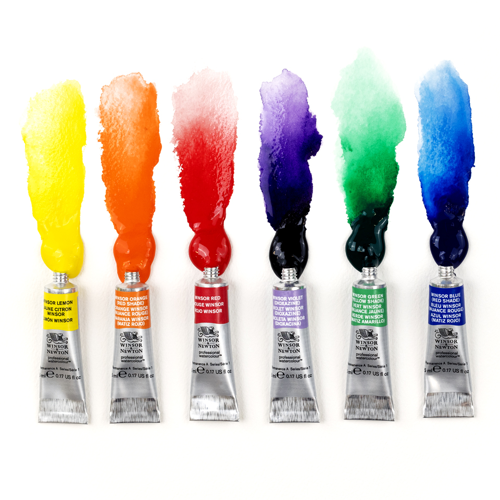 Winsor & Newton Professional Watercolour Set Tubi 6x5ml Colori Winsor