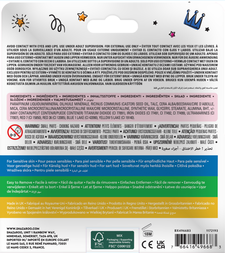 Snazaroo 12 stick colori per viso