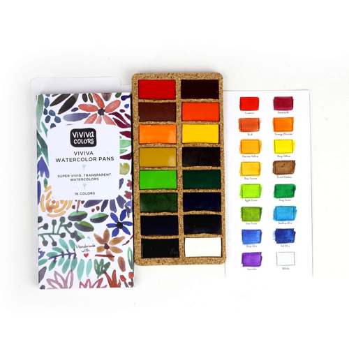 Viviva Godet Acquarello - Set Originale - 16 Colori