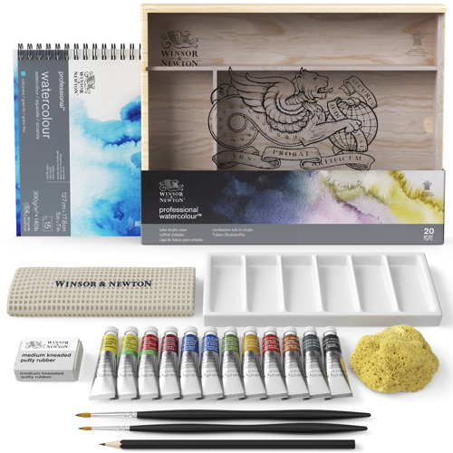 Winsor & Newton Professional Watercolour Confezione Studio Case Tubi