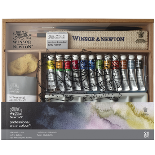 Winsor & Newton Professional Watercolour Confezione Studio Case Tubi