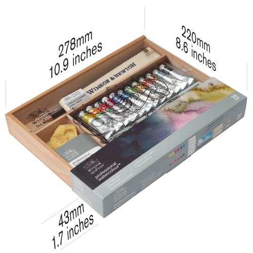 Winsor & Newton Professional Watercolour Confezione Studio Case Tubi