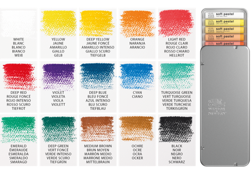 Winsor & Newton Pastelli Teneri - Set 15 Pastelli