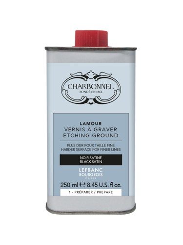 Charbonnel Vernice Per Incidere Fluida - Satinata Nera Lamour 250ml