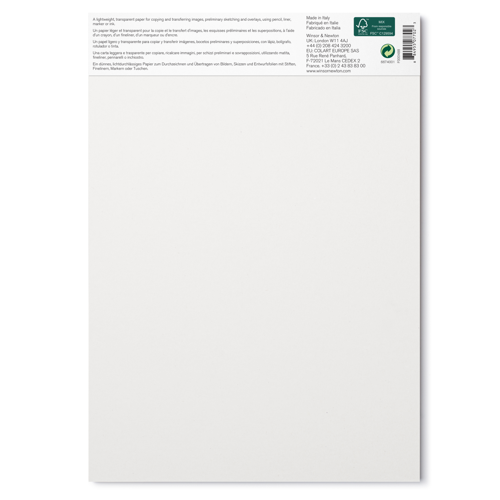 Winsor & Newton Carta Da Lucido - Blocco 70G - A4 - 40F