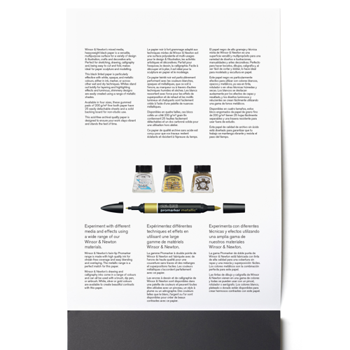 Winsor & Newton Carta Nera - Blocco 200G - A4 - 25F